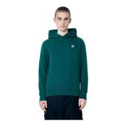 Moncler Huvtröja i bomullsfleece Green, Herr