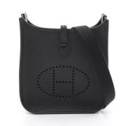 Hermès Vintage Pre-owned Laeder crossbodyvskor Black, Dam