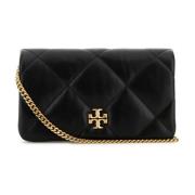 Tory Burch Stilren Svart Läderclutch Black, Dam