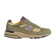 New Balance Suede Olive Leaf Sneakers 993 Green, Herr