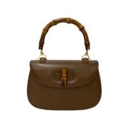 Gucci Vintage Pre-owned Laeder handvskor Brown, Dam