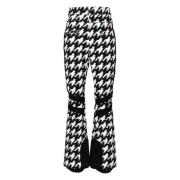 Perfect Moment Houndstooth High Waist Flare Byxor Multicolor, Dam