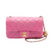 Chanel Vintage Pre-owned Laeder chanel-vskor Pink, Dam