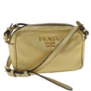 Prada Vintage Pre-owned Laeder prada-vskor Yellow, Dam