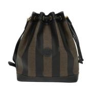 Fendi Vintage Pre-owned Canvas fendi-vskor Brown, Dam