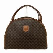 Celine Vintage Pre-owned Canvas handvskor Brown, Dam