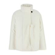 Jil Sander Vit bomulls dunjacka White, Dam