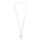 Vivienne Westwood Orb Kristall Pärlhalsband Gray, Dam