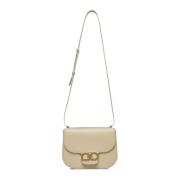 Salvatore Ferragamo Stilren Axelväska Beige, Dam