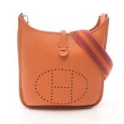 Hermès Vintage Pre-owned Laeder crossbodyvskor Orange, Dam