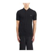 Comme des Garçons Polo Skjorta Samarbetet Fred Perry Black, Herr