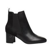 Guess Snygga Läder Ankelboots Black, Dam