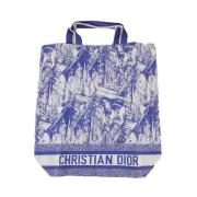 Dior Vintage Pre-owned Bomull totevskor Blue, Dam