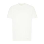 Jil Sander Avslappnad Bomull T-shirt White, Herr