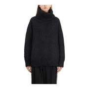 Junya Watanabe Ull Turtleneck Tröja Black, Dam