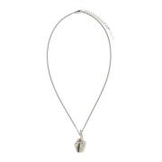 Y/Project Stilren silver metallhalsband Gray, Dam