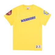 Mitchell & Ness NBA Team Origins T-Shirt Yellow, Herr