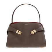 Salvatore Ferragamo Axelväska Hug Brown, Dam