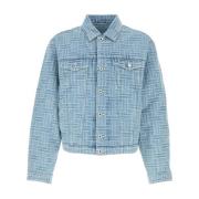 Kenzo Stilig Broderad Jeansjacka Blue, Herr