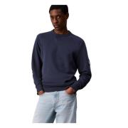 Calvin Klein Jeans Crew Neck Sweatshirt Blue, Herr