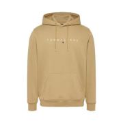 Tommy Jeans Linjär Logohoodie Beige, Herr