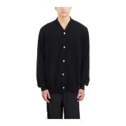 Comme des Garçons Lana Cardigan i Ull Black, Herr