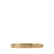 Tory Burch Metallarmband med tryckt design Yellow, Dam