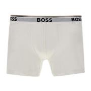 Hugo Boss Mäns Stretch Bomullsboxershorts White, Herr