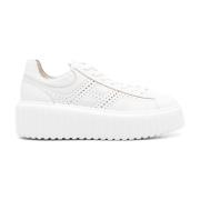 Hogan Vita Sneakers för en snygg look White, Dam