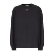 Ganni Stilren Sweatshirt för en Modern Look Black, Dam