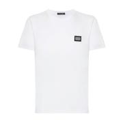 Dolce & Gabbana Vita Bomull Logo Plaque T-shirts White, Herr