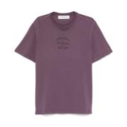 Golden Goose Lila Crew Neck T-shirts och Polos Purple, Herr