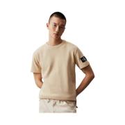 Calvin Klein Jeans Kortärmad T-shirt Beige, Herr