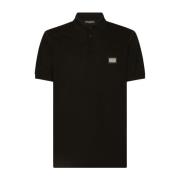 Dolce & Gabbana Svarta Polo T-shirts och Polos Black, Herr