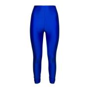 Andamane Retro 80-tals Leggings Blue, Dam