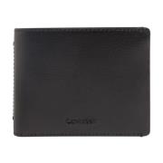 Calvin Klein Svart Bifold Plånbok med Myntficka Black, Herr