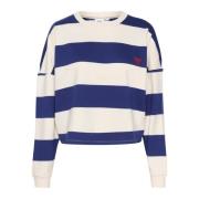 Saint Tropez Midnight Sail Sweatshirt med broderad detalj Multicolor, ...