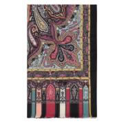 Etro Lyxig Cashmere Silke Blandning Sjal Multicolor, Dam