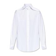 Alexander McQueen Skjorta med dekorativ krage White, Dam