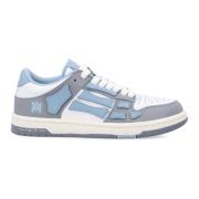 Amiri Varsity Skel Low Top Sneakers Blue, Dam