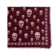 Alexander McQueen Ullscarf Purple, Dam