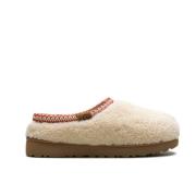 UGG Naturliga lockiga sandaler med broderi Beige, Dam