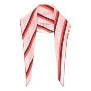 Alexander McQueen Sidenscarf Pink, Dam