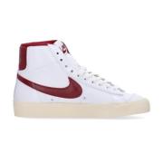 Nike Damers High-Top Basket Sneaker Vit/Röd/Guld White, Dam