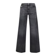 Diesel Svart D-Akemi Jeans 1978 Black, Dam