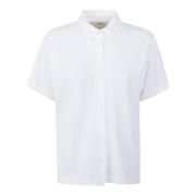 Zanone Vit Bomull Polo Skjorta Regular Fit White, Dam