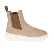 Hogan Beige Mocka Slip-On Sneakers Brown, Dam