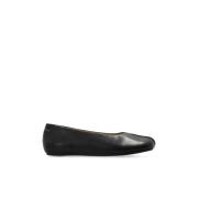 MM6 Maison Margiela Läderballerinor Black, Dam