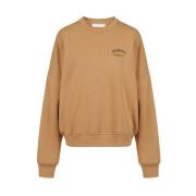 Iceberg Sweatshirt med rund hals och logotyp Brown, Dam