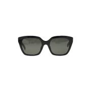 Celine Vintage Pre-owned Acetat solglasgon Black, Dam